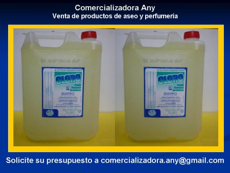 Cloro al 3% bidón X 5 Lts 